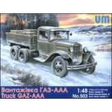 Советский грузовой автомобиль ГАЗ-ААА (UM503) Масштаб:  1:48