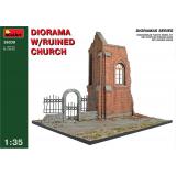 MA36030  Diorama with ruined church (Діарама)