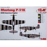 ICM48154  Mustang P-51K WWII USAF fighter