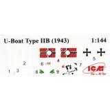 ICMS010  U-Boat Type IIB (1943) German submarine