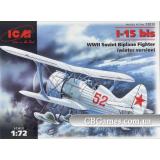 ICM72013  I-15bis WWII Soviet fighter, winter