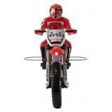 Мотоцикл 1:4 Himoto Burstout MX400 Brushed (красный) (MX400r)