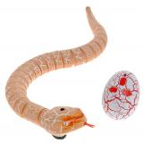Змея на и/к управлении "Rattle snake" (коричневая) (LY-9909D)