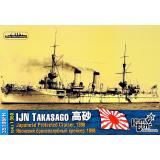 Японский бронепалубный крейсер "Takasago", 1898 г. (Полная версия корпуса) 1:350