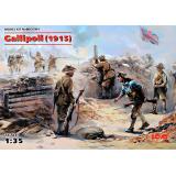 Галлиполи - пехота АНЗАК и турецкая пехота времен Первой мировой войны (1915 год) 1:35