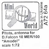 Антенна для "Falcon-10MER" "Amodel" 1:72