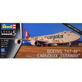 Пассажирский самолет Boeing 747-8F Cargolux "Cutaway" 1:144