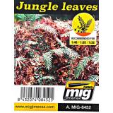 Растения, лазерная нарезка A-MIG-8452: Листья джунглей