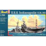 Крейсер U.S.S. Indianapolis (CA-35) 1:700