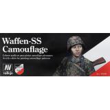 Набор красок "Model Color" Waffen SS Camouflage, 8 шт