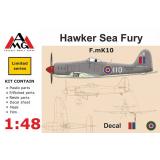 Истребитель F.mK10 Hawker Sea Fury 1:48