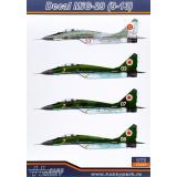 Декаль для самолета МиГ-29 (9-13) (MdAF & RoAF) 1:72