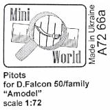 Антенна для "D.Falcon" 50 family “Amodel” 1:72