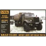 Советский внедорожный грузовик КрАЗ-255B1 1:87