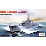 Корабль "HMS Cossack", война в Испании, 1938 г. 1:600