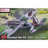 Бомбардировщик Heinkel He-70 over Spain 1:48