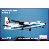 Пассажирский самолет Fokker 27-200 "Air UK" 1:144