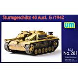 САУ Sturmgeschutz 40 Ausf. G/1942 1:72