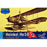 Немецкий гидросамолет "Heinkel He 59", 1931 г. 1:350