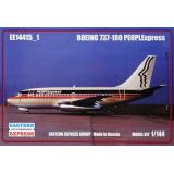 Авиалайнер Boeing 737-100 Peoplexpress 1:144