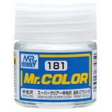 Краска эмалевая "Mr. Color" супер прозрачная, полуглянцевая, 10 мл