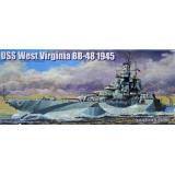 Корабль USS West Virginia BB-48 1945 1:700