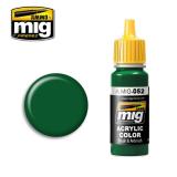 Акриловая краска AMMO A-MIG-0052: Глубокий зеленый