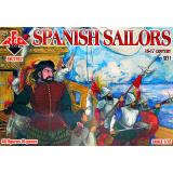 Испанские моряки 16-17 века, набор 1 1:72