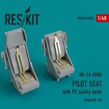 Набор деталировки для Ми-24 сиденье для пилота с ремнями безопасности 1:48