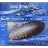 Подарочный набор с дирижаблем Luftschiff LZ 129 "Hindenburg" 1:720