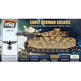 Набор акриловых красок AMMO A-MIG-7100: II мировая, ранний и средний период, немецкая бронетехника