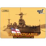 Линейный крейсер HMS Indefatigable Battlecruiser (Корпус по ватерлинию) 1:350
