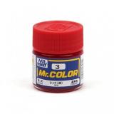 Краска эмалевая "Mr. Color" красная, 10 мл