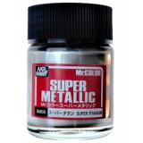Краска металлик "Mr. Color Super Metallic" титан, 18 мл
