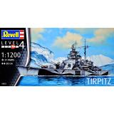 Линкор "Tirpitz" 1:1200