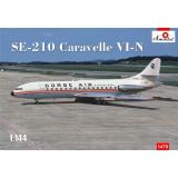 Пассажирский самолет SE-210 "Caravelle" VI-N 1:144