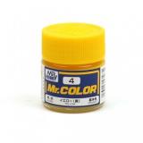 Краска эмалевая "Mr. Color" желтая, 10 мл