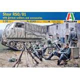 Тягач Steyr RSO/01 с немецкой пехотой 1:35