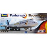 Подарочный набор с самолетом Boeing 747-8 Fanhansa Siegerflieger 1:144
