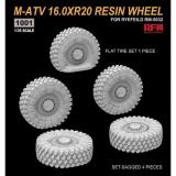 Набор смоляных колес для бронеавтомобиля Oshkosh M-ATV MRAP