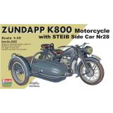 Мотоцикл Zündapp (Цундапп) K800 с коляской Steib Nr.28 1:35