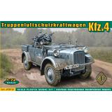 Машина зенитного прикрытия Truppenluftschutzkraftwagen Kfz.4 1:72