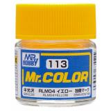 Краска эмалевая "Mr. Color" желтая RLM04, 10 мл