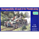 Немецкая САУ Sturmgeschutz 40 Ausf.G для финской армии 1:72