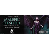 Набор красок "Game Air" Malefic Flesh set, 8 шт