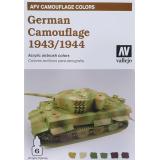 Набор красок "DAK Afrika korps german camouflage", 6 шт