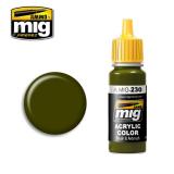 Акриловая краска AMMO A-MIG-0230: Камуфляж зеленый RLM 82