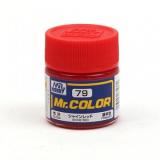 Краска эмалевая "Mr. Color" ярко-красная, 10 мл