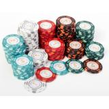 Покерный набор Poker Premium 200 фишек, номинал 1-100, 14гр. (арт. PS-297)