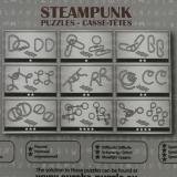 Набор головоломок 9 Steampunk Puzzles | Gray set